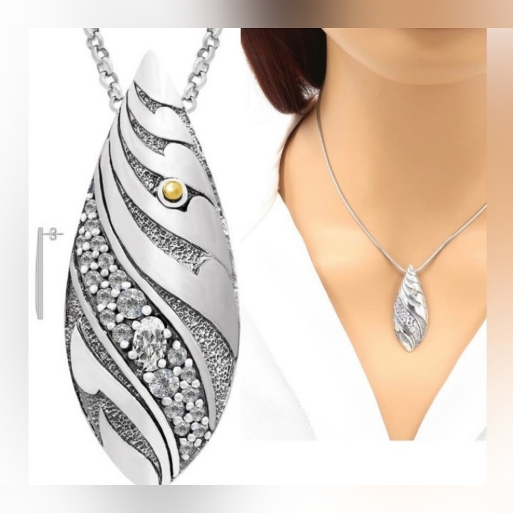 NWT Delvata necklace and pendant